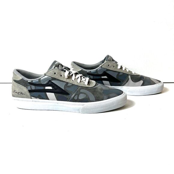 Lakai Stargazer Manchester Skate Shoes Sneakers Mens 10.5 Suede Gray Lace Up Low - Picture 4 of 11